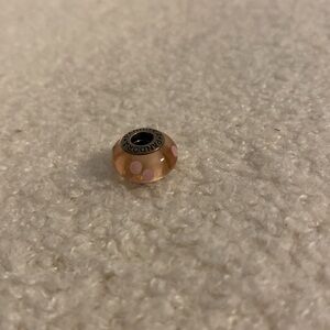 Pink flower Pandora charm